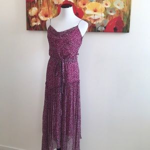 Gorgeous animal- like print Nine West Silk Maxi